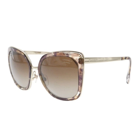 CHANEL Polarized Sunglasses WS12083 Brown – Side‎ Logo – 100% Authentic – Women main image 14